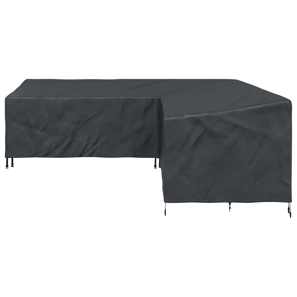 vidaXL Möbelbezug Schwarz 255 x 255 x 80 cm 600D Oxford Stoff