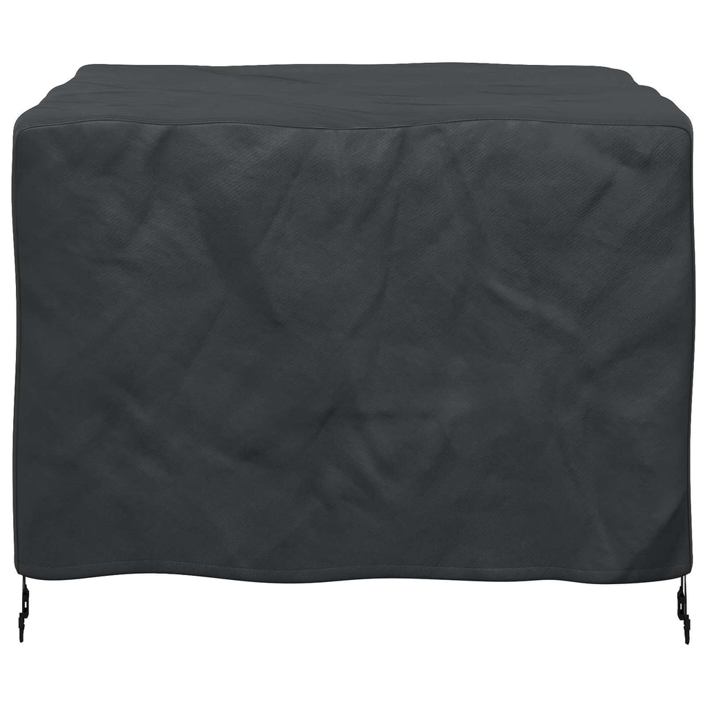 vidaXL Möbelbezug Uni Schwarz 100 x 100 x 70 cm 210D