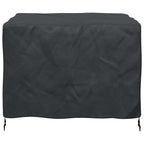 vidaXL Möbelbezug Uni Schwarz 100 x 100 x 70 cm 210D