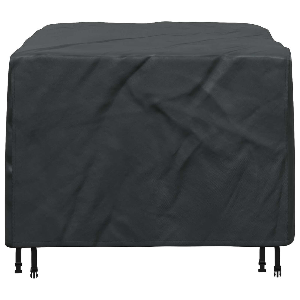 vidaXL Möbelbezug Uni Schwarz 113 x 113 x 73 cm 420D