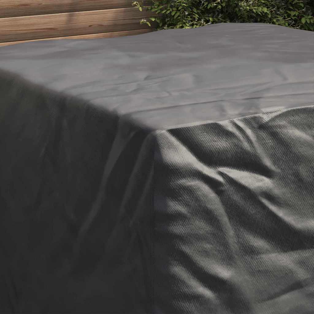 vidaXL Möbelbezug Schwarz 125 x 125 x 74 cm 420D Oxford-Gewebe