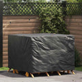 vidaXL Möbelbezug Schwarz 125 x 125 x 74 cm 420D Oxford-Gewebe