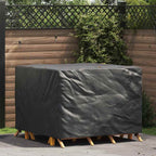 vidaXL Möbelbezug Schwarz 125 x 125 x 74 cm 420D Oxford-Gewebe
