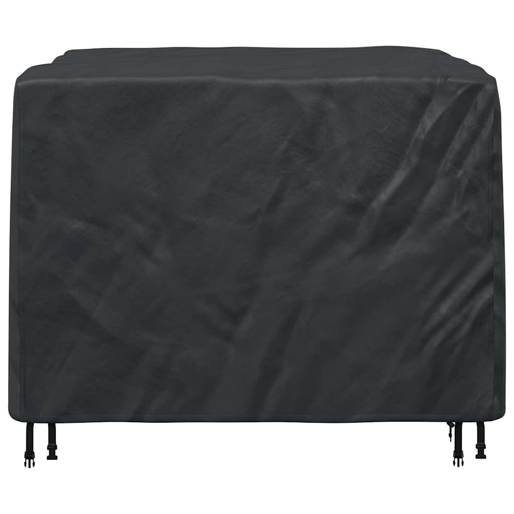 vidaXL Möbelbezug Schwarz 125 x 125 x 74 cm 420D Oxford-Gewebe