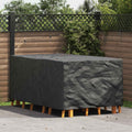 vidaXL Möbelbezug Uni Schwarz 113 x 113 x 73 cm 600D