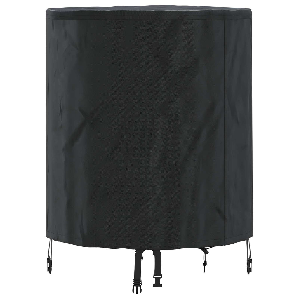 vidaXL Tischdecken Uni Schwarz 62 x 62 x 70 cm Stoff