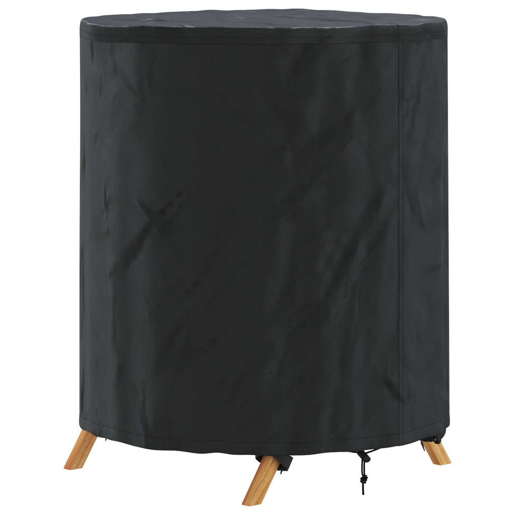 vidaXL Tischdecken Uni Schwarz 62 x 62 x 70 cm Stoff
