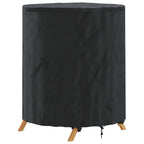 vidaXL Tischdecken Uni Schwarz 62 x 62 x 70 cm Stoff
