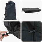 vidaXL Abdeckung für Kaminholzregal Uni Schwarz 420D Oxford-Gewebe