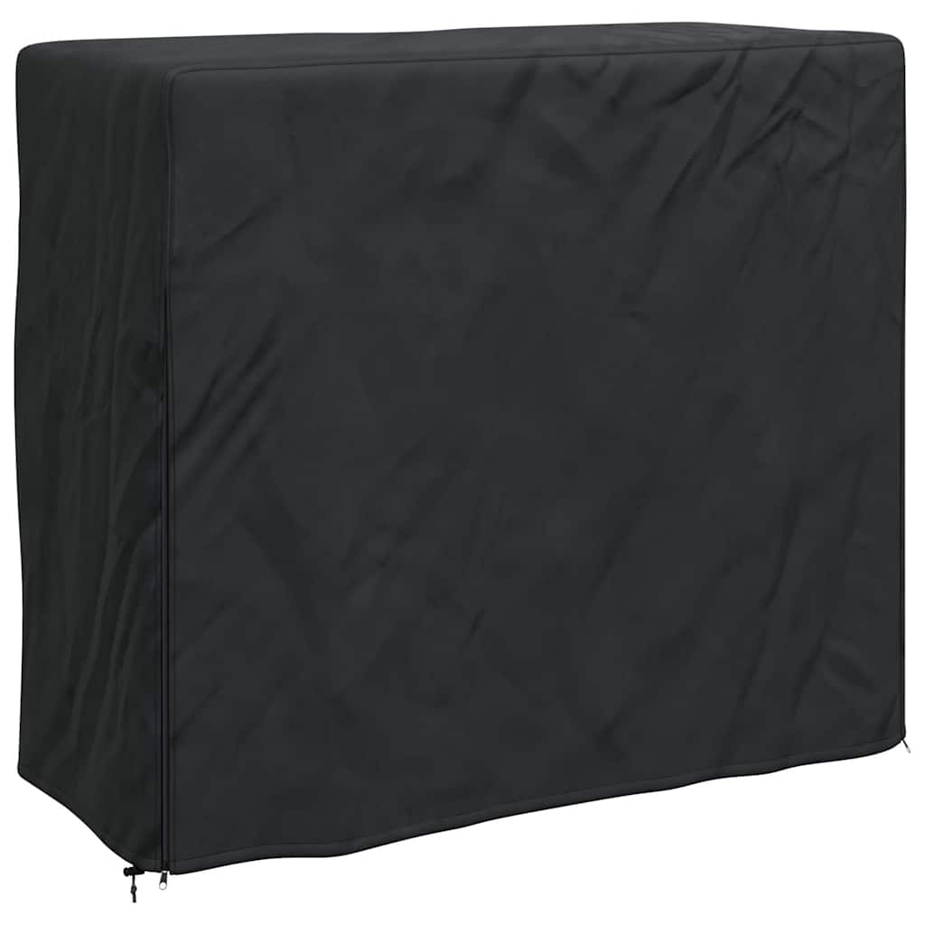 vidaXL Abdeckung für Kaminholzregal Uni Schwarz 420D Oxford-Gewebe