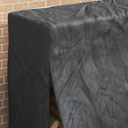 vidaXL Abdeckung für Kaminholzregal Uni Schwarz 600D Oxford Stoff