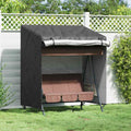 vidaXL Hollywoodschaukel-Abdeckung 135 x 100 x 165 cm