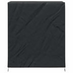 vidaXL Pingpong Tischbezug Uni Schwarz 165 x 70 x 185 cm Stoff