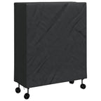 vidaXL Pingpong Tischbezug Uni Schwarz 165 x 70 x 185 cm Stoff