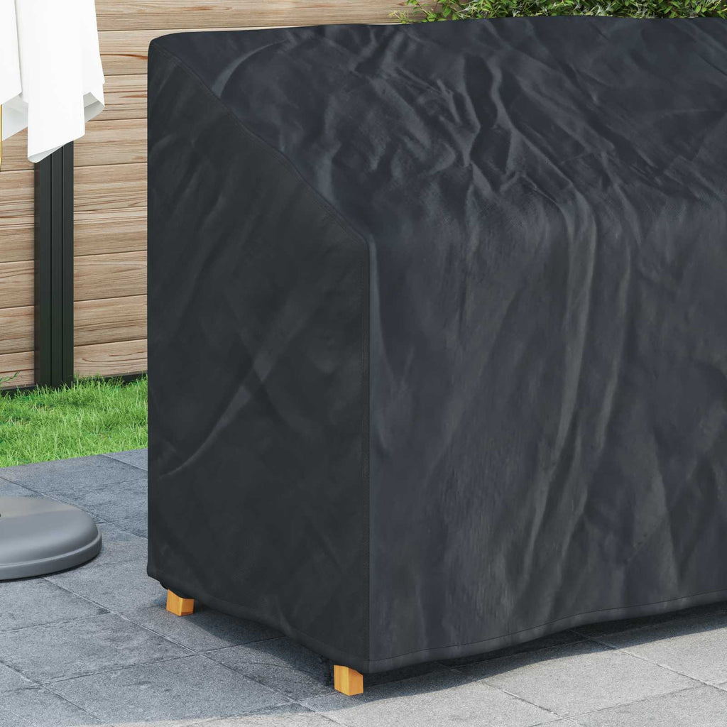 vidaXL Abdeckung für Gartenbank 134 x 70 x 65 / 94 cm 420D Oxford Stoff