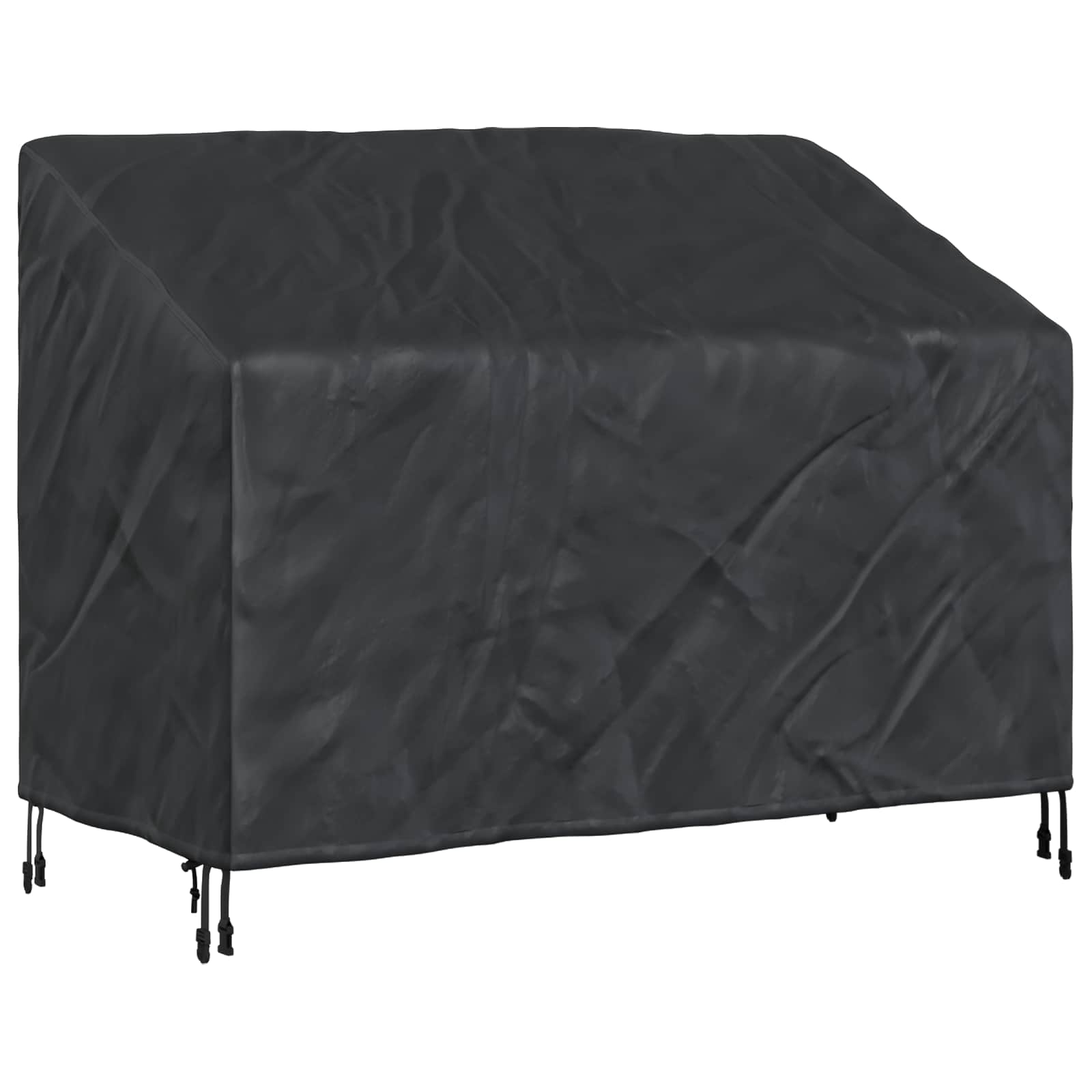 vidaXL Abdeckung für Gartenbank 134 x 70 x 65 / 94 cm 420D Oxford Stoff