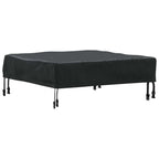 vidaXL Tischdecken Uni Schwarz 62 x 62 x 15 cm 600D Oxford Stoff
