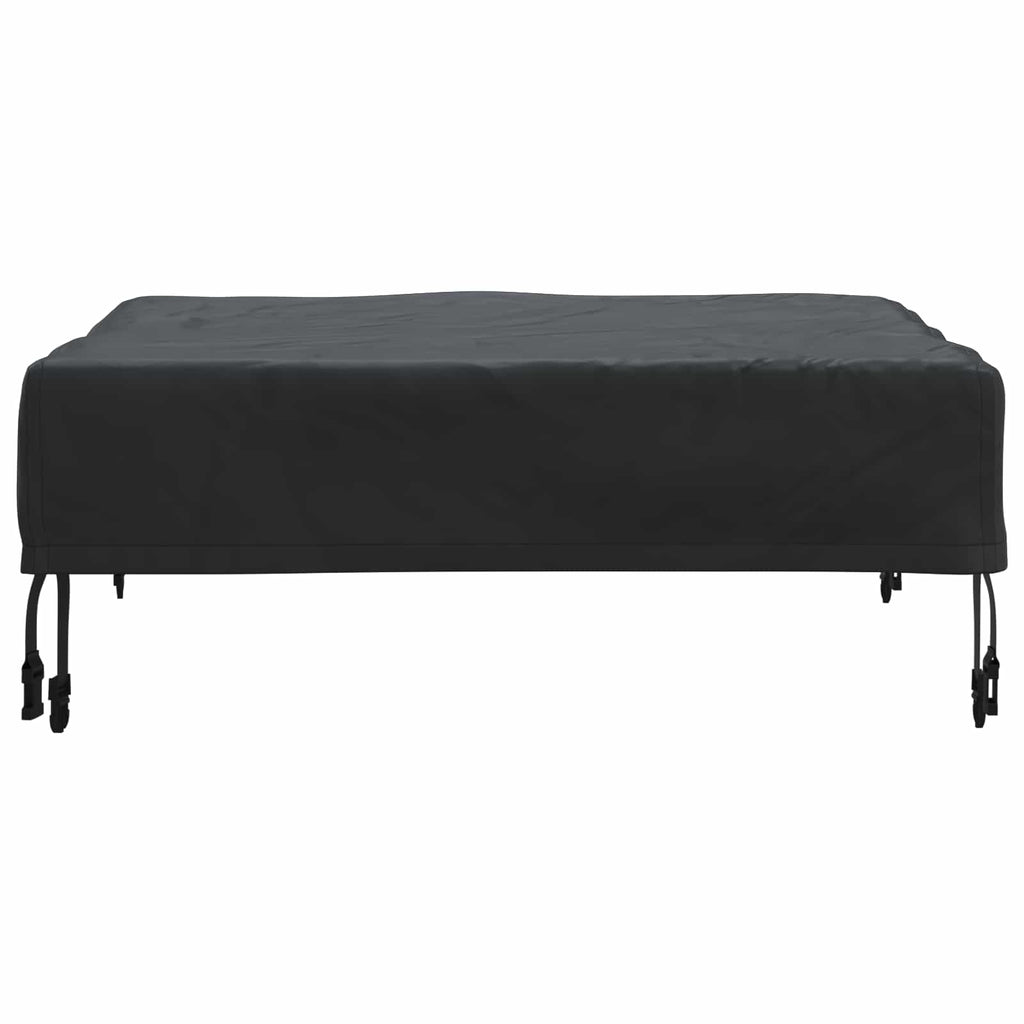 vidaXL Tischdecken Uni Schwarz 62 x 62 x 15 cm 600D Oxford Stoff
