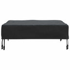 vidaXL Tischdecken Uni Schwarz 62 x 62 x 15 cm 600D Oxford Stoff