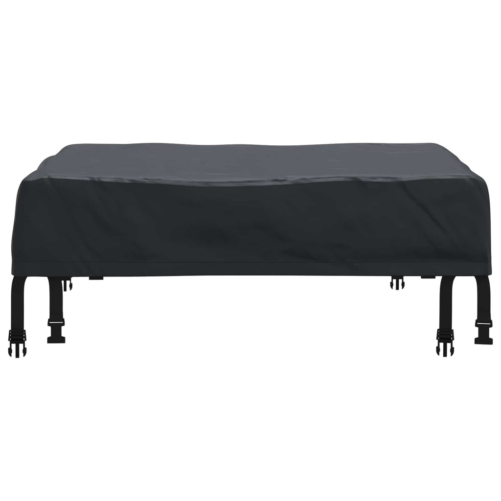 vidaXL Tischdecken Uni Schwarz 62 x 62 x 15 cm 600D Oxford Stoff