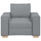 vidaXL Sofa Stuhl Hellgrau 100x78x84 cm Stoff