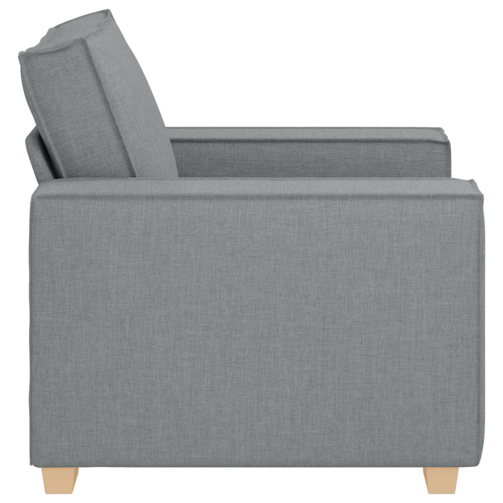 vidaXL Sofa Stuhl Hellgrau 100x78x84 cm Stoff