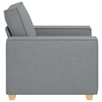 vidaXL Sofa Stuhl Hellgrau 100x78x84 cm Stoff