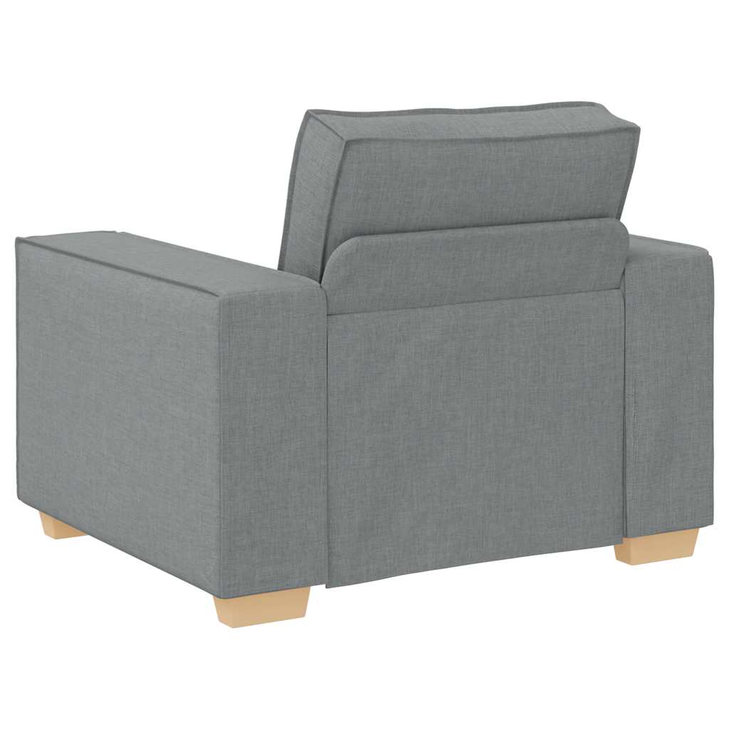vidaXL Sofa Stuhl Hellgrau 100x78x84 cm Stoff