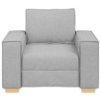vidaXL Sofa Stuhl Wolkengrau 100x78x84 cm Stoff