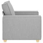 vidaXL Sofa Stuhl Wolkengrau 100x78x84 cm Stoff