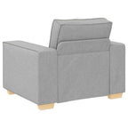 vidaXL Sofa Stuhl Wolkengrau 100x78x84 cm Stoff