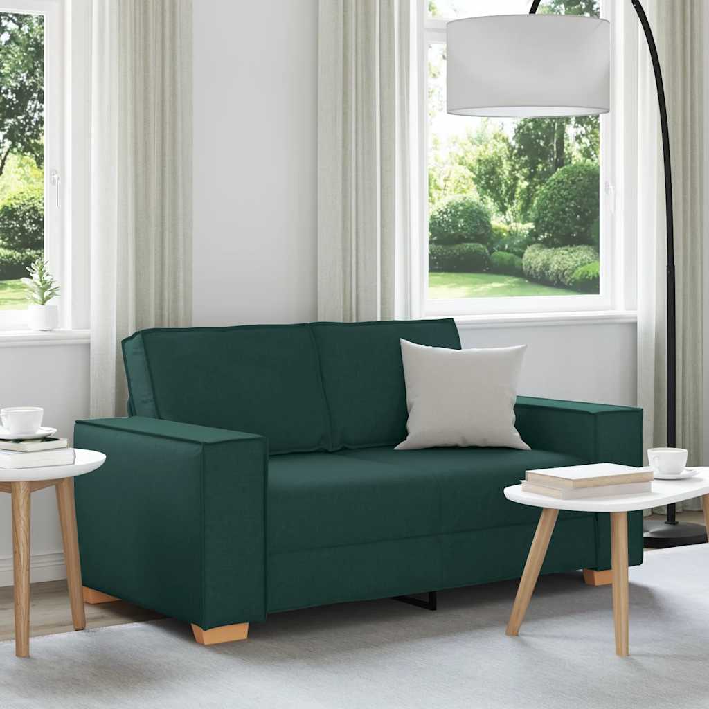 vidaXL 2-Sitzer Sofa Hellgrau 160x78x84 cm Stoff