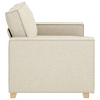 vidaXL 2-Sitzer Sofa Leinen 160x78x84 cm