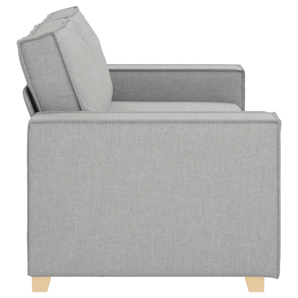 vidaXL 2-Sitzer Sofa Wolkengrau 180x78x84 cm Stoff