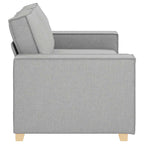vidaXL 2-Sitzer Sofa Wolkengrau 180x78x84 cm Stoff