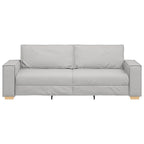 vidaXL 3-Sitzer-Sofa Wolkengrau 220x78x84 cm Stoff
