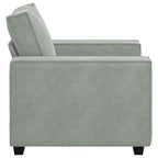 vidaXL Sessel Hellgrau 100x78x84 cm Samt
