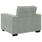vidaXL Sessel Hellgrau 100x78x84 cm Samt