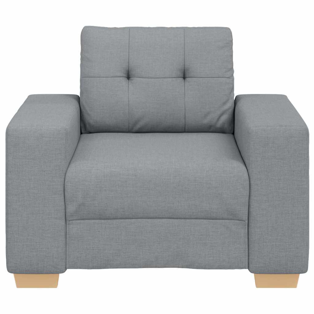 vidaXL Sessel Hellgrau 100x78x80 cm Stoff