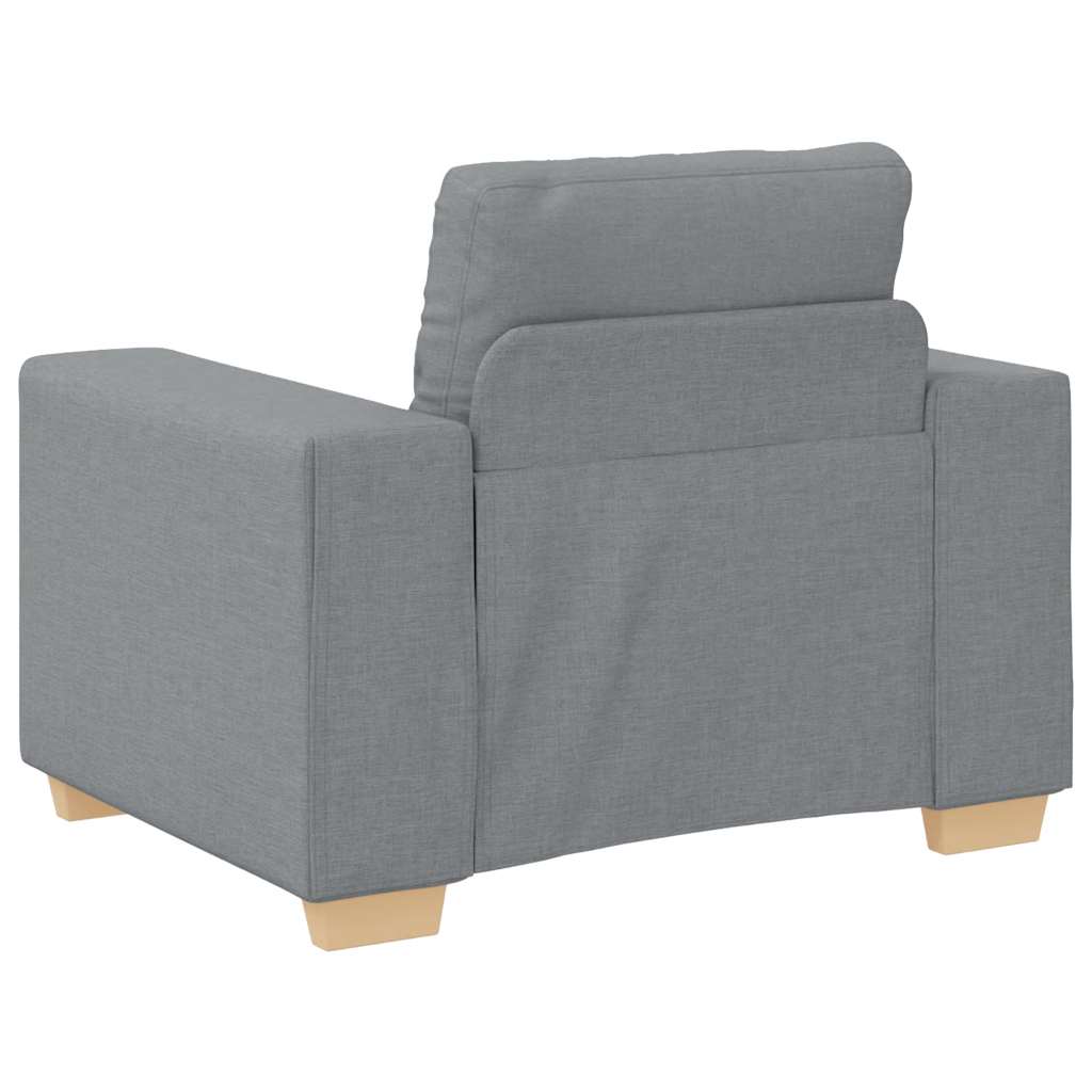 vidaXL Sessel Hellgrau 100x78x80 cm Stoff