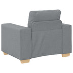vidaXL Sessel Hellgrau 100x78x80 cm Stoff