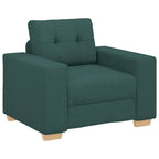 vidaXL Sofasessel Dunkelgrün 100x78x80 cm Stoff