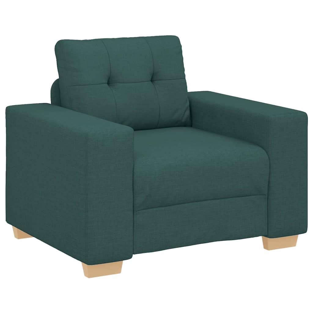 vidaXL Sofasessel Dunkelgrün 100x78x80 cm Stoff