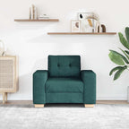 vidaXL Sofasessel Dunkelgrün 100x78x80 cm Stoff