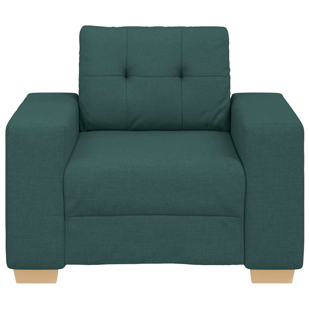 vidaXL Sofasessel Dunkelgrün 100x78x80 cm Stoff