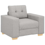vidaXL Sofa-Sessel Wolkengrau 100x78x80 cm Stoff