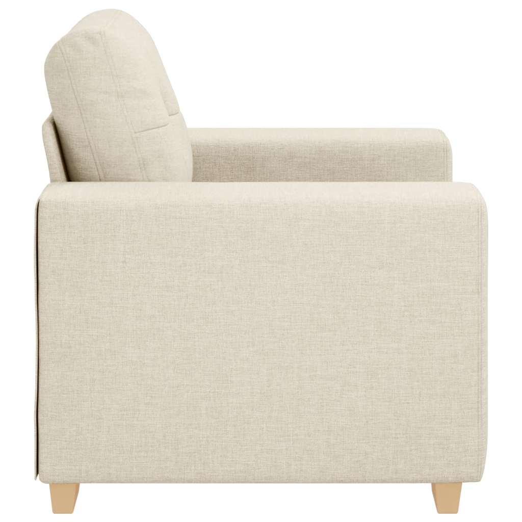 vidaXL Sofa-Sessel Leinen 100x78x80 cm