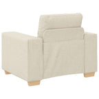 vidaXL Sofa-Sessel Leinen 100x78x80 cm