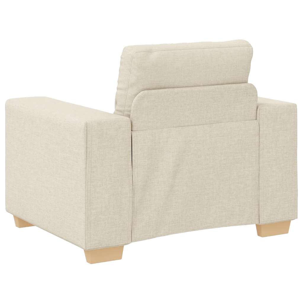vidaXL Sofa-Sessel Leinen 100x78x80 cm