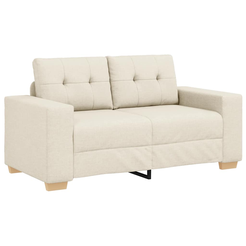 vidaXL Loveseat-Sofa Leinen 160x77x82 cm